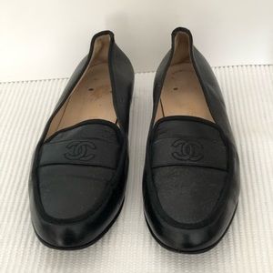 Black Chanel Flats